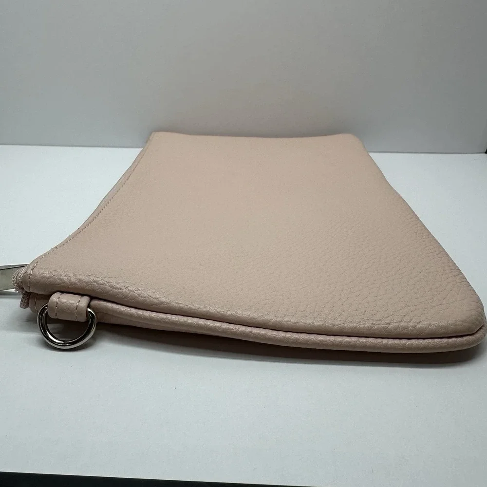 JEWELL By Thirty One Pink Pebbled Pouch‎ Wristlet Accessory Bag (No Strap)